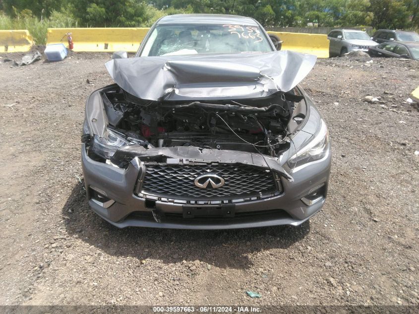 2021 Infiniti Q50 Luxe Awd VIN: JN1EV7BR1MM756059 Lot: 39597663