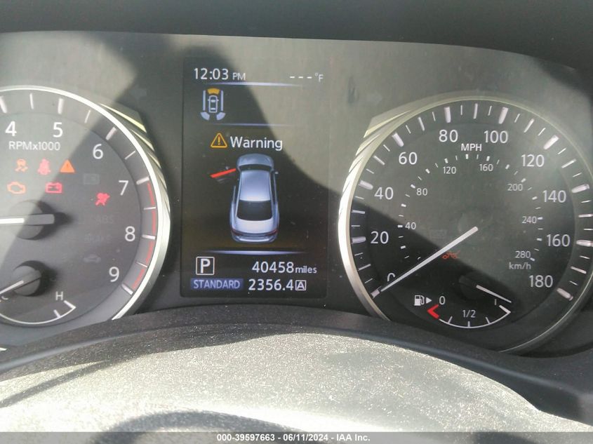 2021 Infiniti Q50 Luxe Awd VIN: JN1EV7BR1MM756059 Lot: 39597663