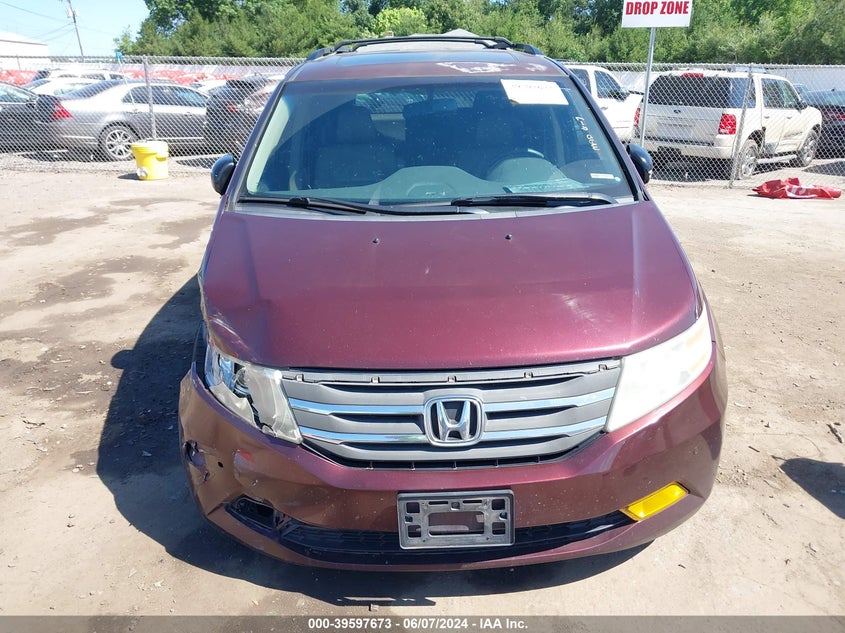 2013 Honda Odyssey Touring/Touring Elite VIN: 5FNRL5H90DB054744 Lot: 39597673