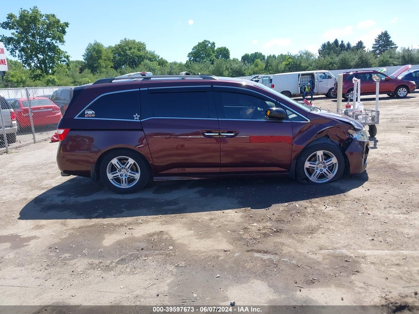 2013 Honda Odyssey Touring/Touring Elite VIN: 5FNRL5H90DB054744 Lot: 39597673