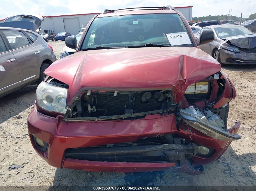 2007 Toyota 4Runner Sr5 V6 VIN: JTEZU14R378090374 Lot: 39597679