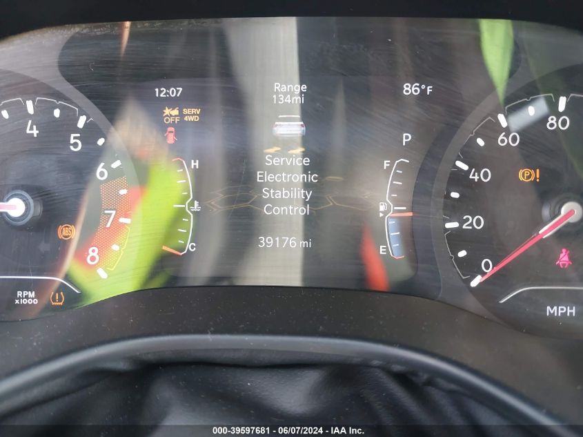 2022 Jeep Compass Limited 4X4 VIN: 3C4NJDCB6NT107670 Lot: 39597681