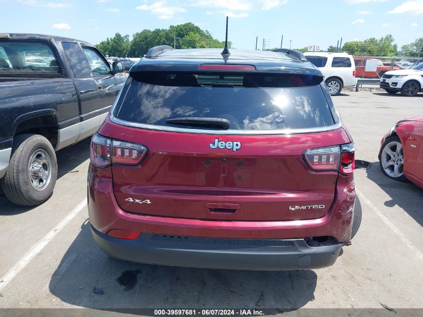 2022 Jeep Compass Limited 4X4 VIN: 3C4NJDCB6NT107670 Lot: 39597681