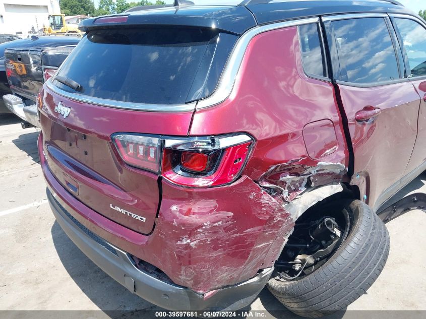 2022 Jeep Compass Limited 4X4 VIN: 3C4NJDCB6NT107670 Lot: 39597681