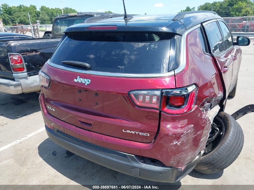 2022 Jeep Compass Limited 4X4 VIN: 3C4NJDCB6NT107670 Lot: 39597681