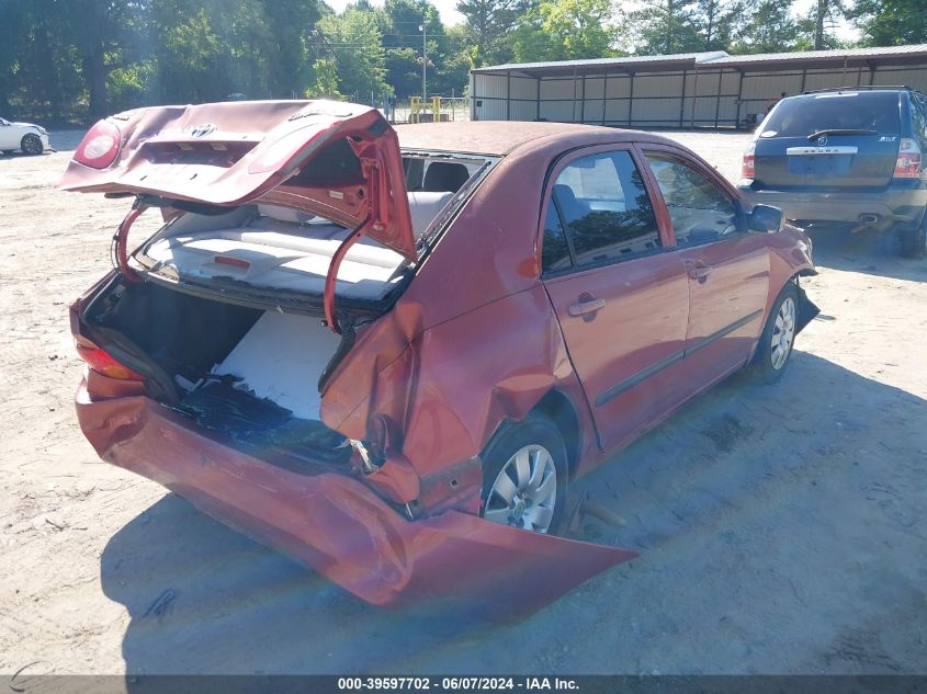 2004 Toyota Corolla Ce VIN: JTDBR32E542028217 Lot: 39597702