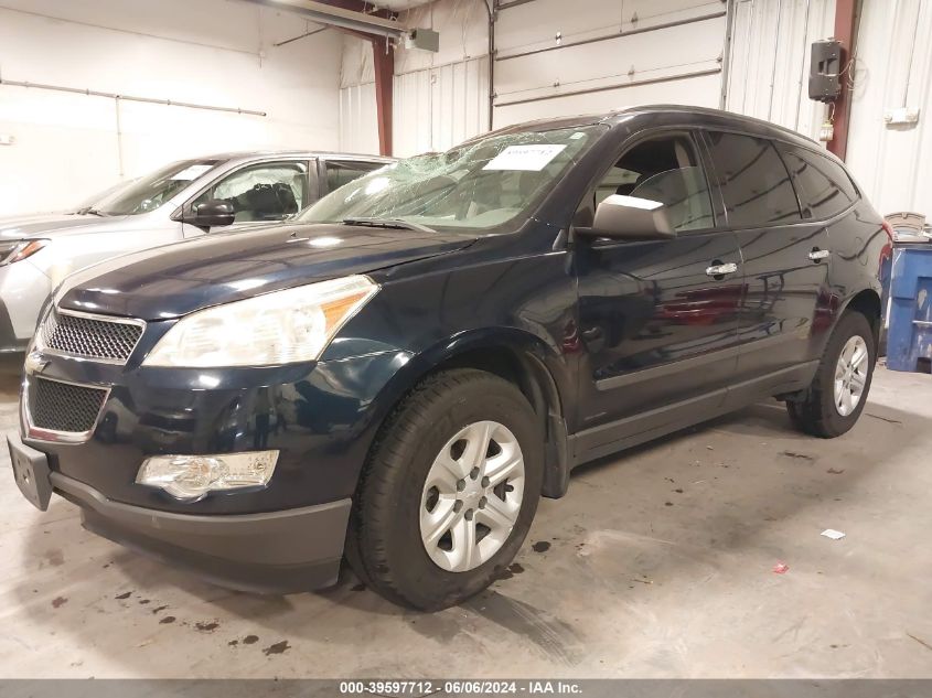 2011 Chevrolet Traverse Ls VIN: 1GNKRFED3BJ175506 Lot: 39597712