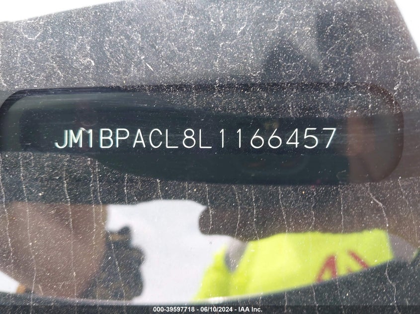 VIN JM1BPACL8L1166457 2020 MAZDA MAZDA3 SELECT PACKAGE