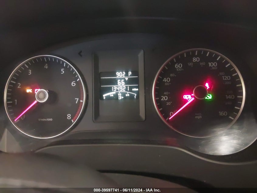 2012 Volkswagen Jetta 2.5L Se VIN: 3VWDP7AJ6CM332228 Lot: 39597741