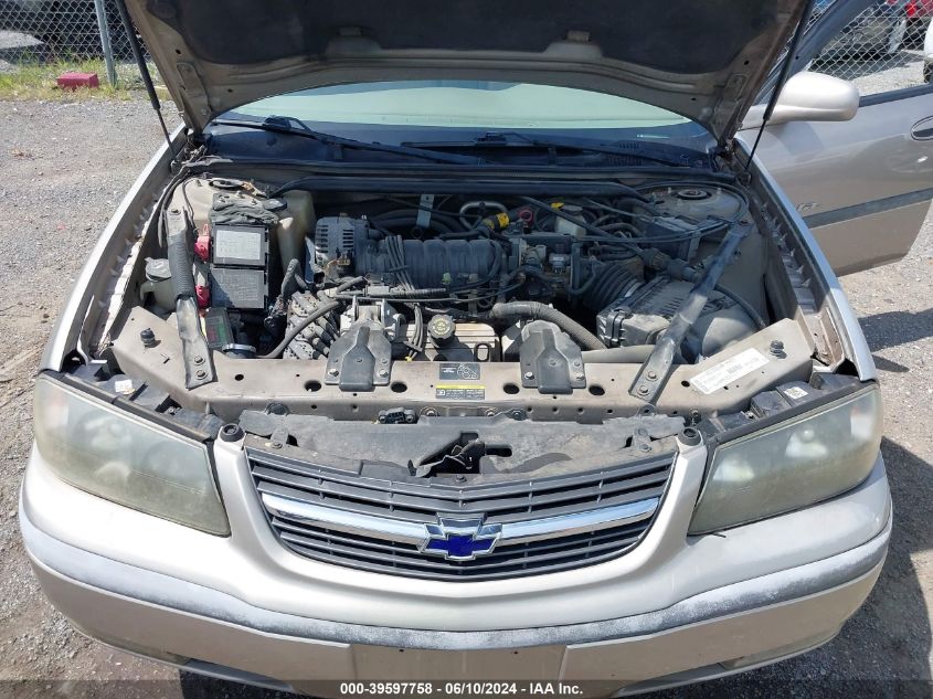 2002 Chevrolet Impala Ls VIN: 2G1WH55K329162586 Lot: 39597758