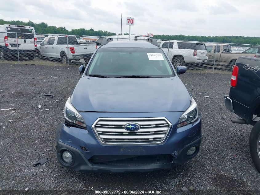 2017 Subaru Outback 2.5I Premium VIN: 4S4BSACC7H3360032 Lot: 39597779