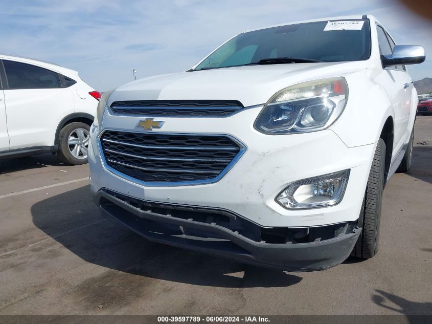 2016 Chevrolet Equinox Ltz VIN: 2GNALDEK6G6322714 Lot: 39597789