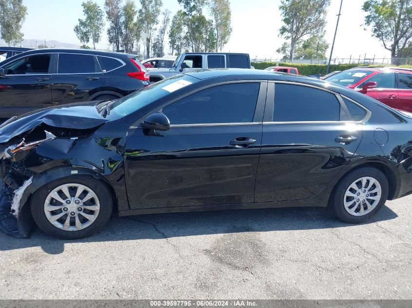2022 Kia Forte Fe VIN: 3KPF24AD4NE461200 Lot: 39597795
