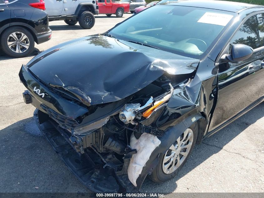 2022 Kia Forte Fe VIN: 3KPF24AD4NE461200 Lot: 39597795