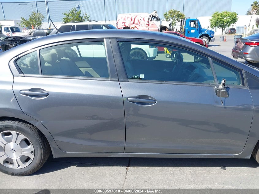 2012 Honda Civic Hybrid VIN: JHMFB4F28CS004759 Lot: 39597818