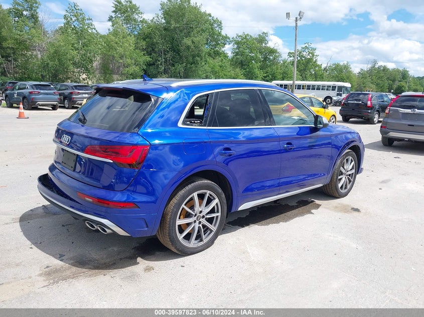 2022 Audi Sq5 Premium Plus Tfsi Quattro Tiptronic VIN: WA1B4AFY1N2052484 Lot: 39597823