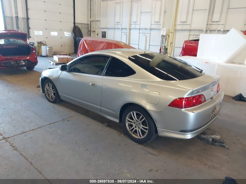 2006 Acura Rsx VIN: JH4DC54856S020620 Lot: 39597835