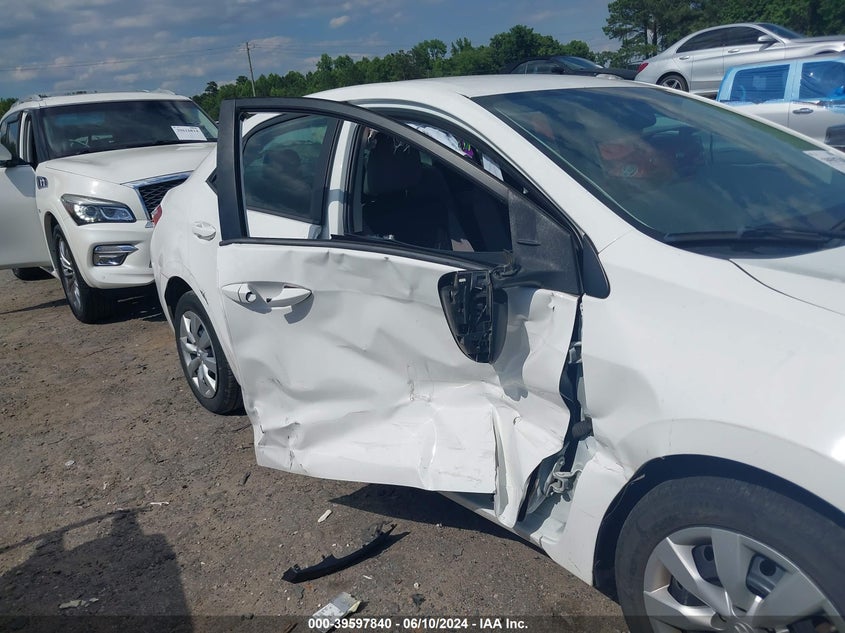 2015 Toyota Corolla Le VIN: 2T1BURHE5FC428940 Lot: 39597840