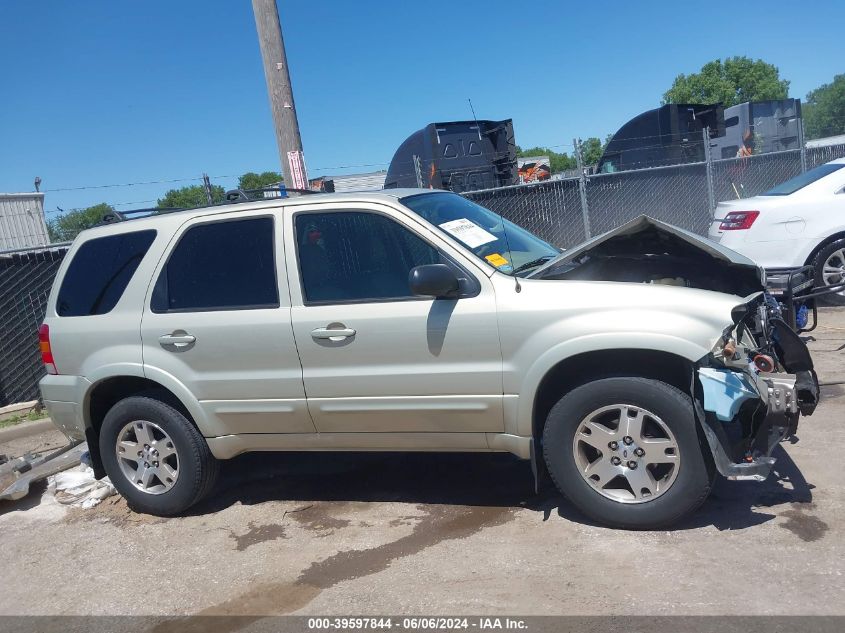 2005 Ford Escape Limited VIN: 1FMYU041X5KB32510 Lot: 39597844