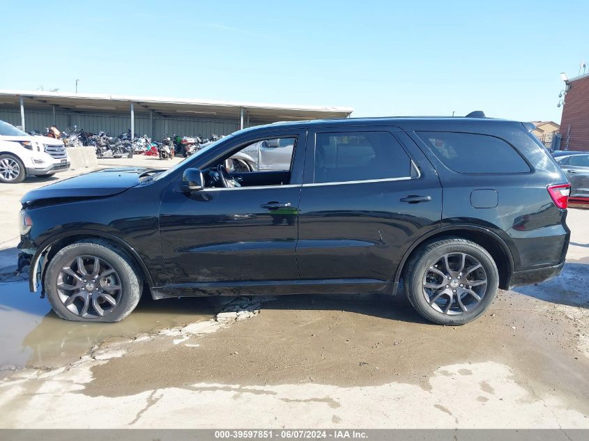 2017 Dodge Durango R/T Rwd VIN: 1C4SDHCT1HC752785 Lot: 39597851
