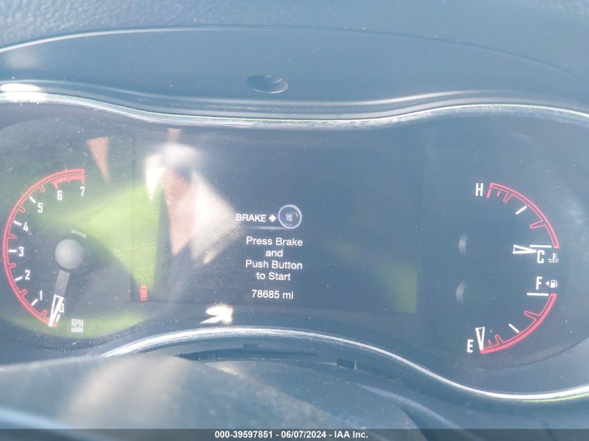 2017 Dodge Durango R/T Rwd VIN: 1C4SDHCT1HC752785 Lot: 39597851