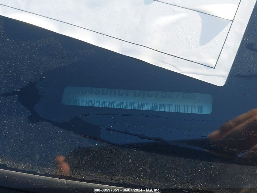 2017 Dodge Durango R/T Rwd VIN: 1C4SDHCT1HC752785 Lot: 39597851