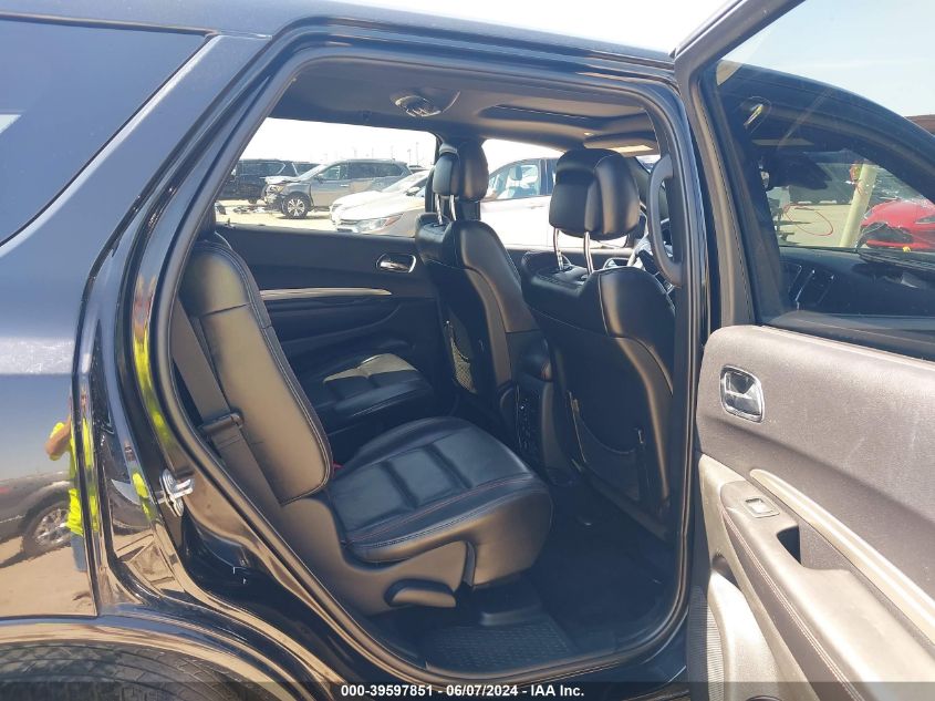 2017 Dodge Durango R/T Rwd VIN: 1C4SDHCT1HC752785 Lot: 39597851