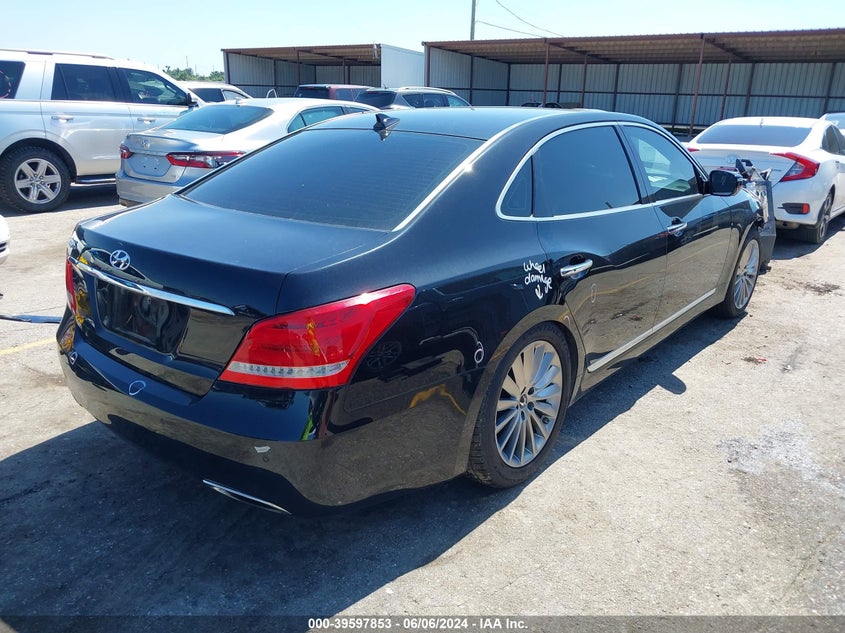 2015 Hyundai Equus Ultimate VIN: KMHGH4JH9FU093522 Lot: 39597853