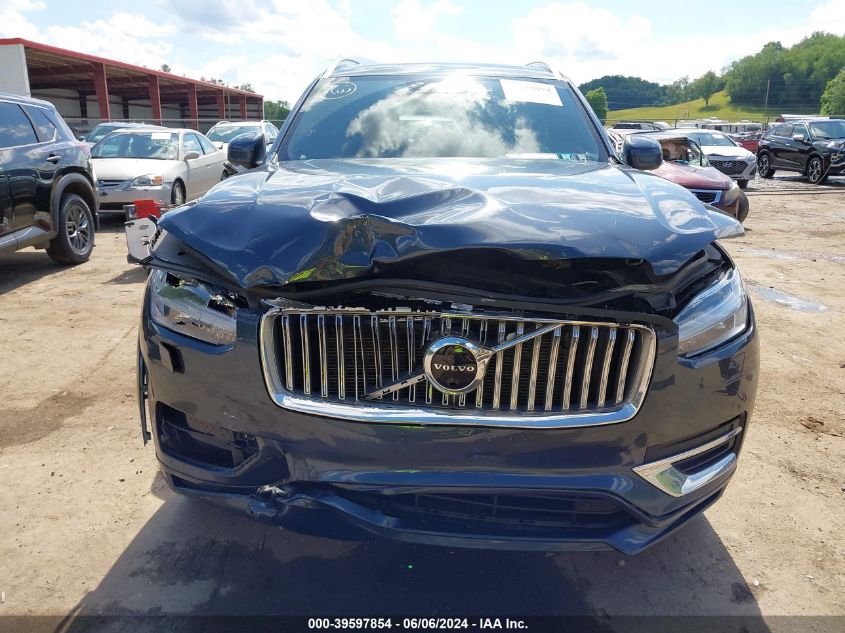 2022 Volvo Xc90 Recharge Plug-In Hybrid T8 Inscription Expression Extended Range 6P/T8 Inscription Expression Extended Range 7P VIN: YV4H60CZXN1832455 Lot: 39597854