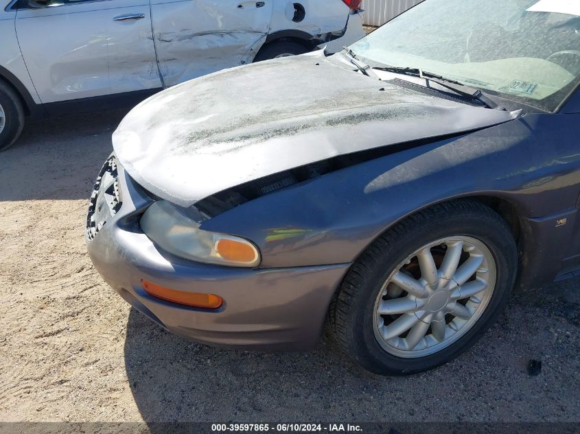 1997 Chrysler Sebring Lxi VIN: 4C3AU52N2VE076055 Lot: 39597865