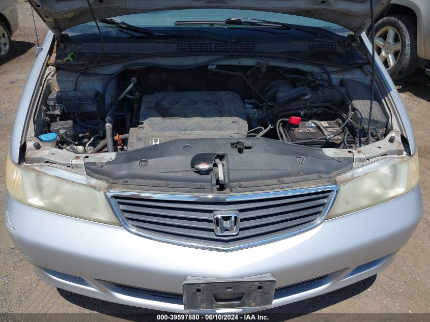 2001 Honda Odyssey Ex VIN: 2HKRL18601H599273 Lot: 39597880