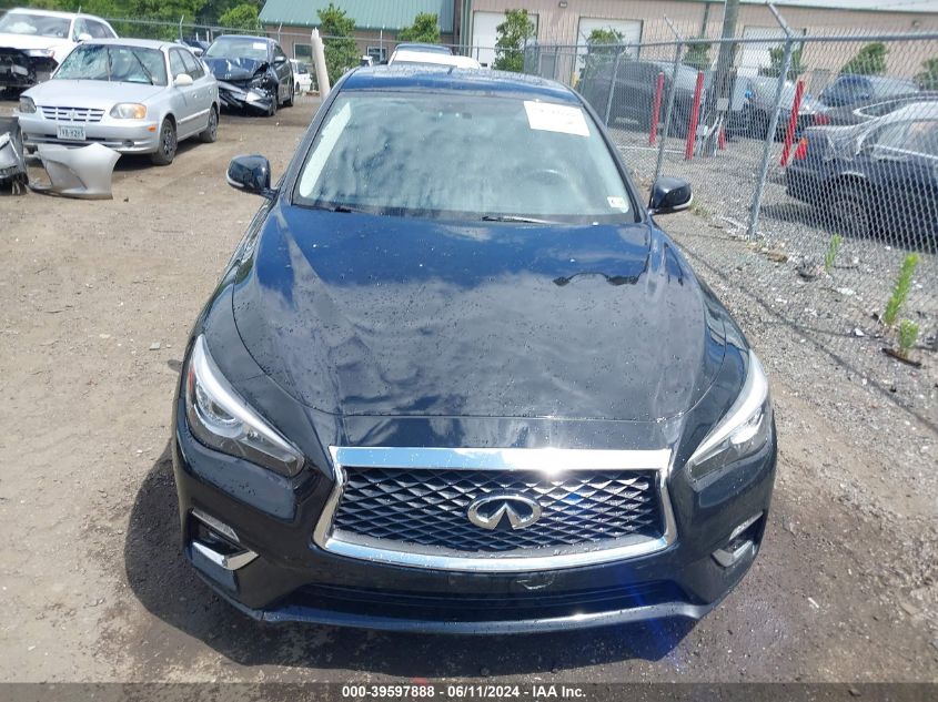 2018 Infiniti Q50 3.0T Luxe VIN: JN1EV7AR0JM438057 Lot: 39597888