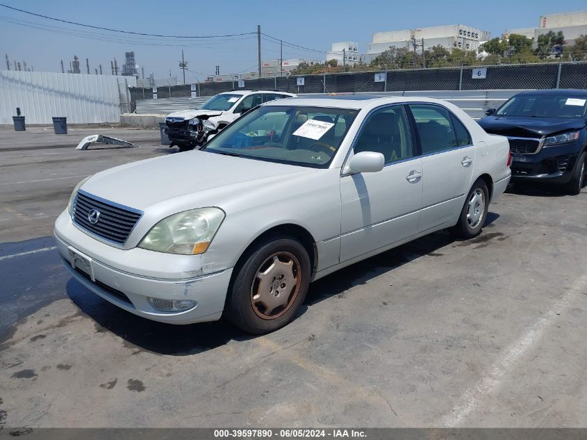 2002 Lexus Ls 430 VIN: JTHBN30F520085869 Lot: 39597890