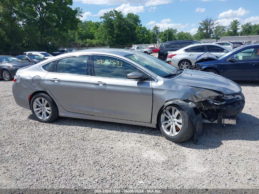 2015 Chrysler 200 Limited VIN: 1C3CCCAB5FN550462 Lot: 39597893