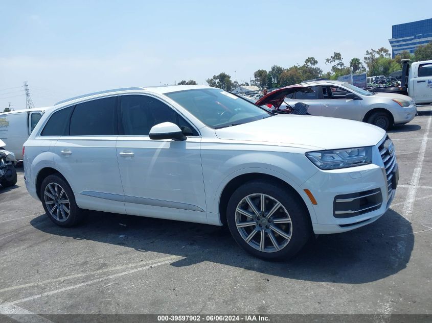 2018 Audi Q7 3.0T Premium VIN: WA1LAAF7XJD025965 Lot: 39597902