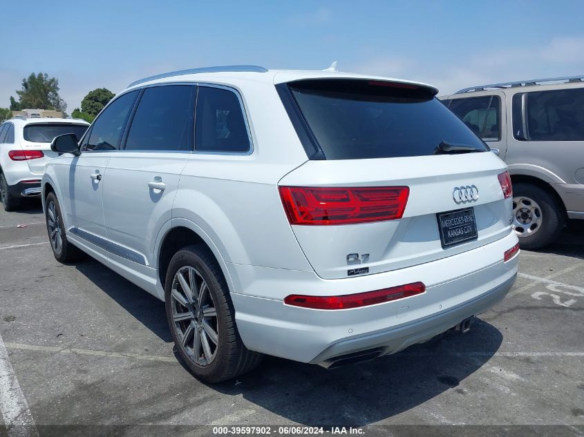 2018 Audi Q7 3.0T Premium VIN: WA1LAAF7XJD025965 Lot: 39597902