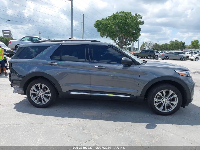 2022 Ford Explorer Xlt VIN: 1FMSK7DH1NGA68572 Lot: 39597927