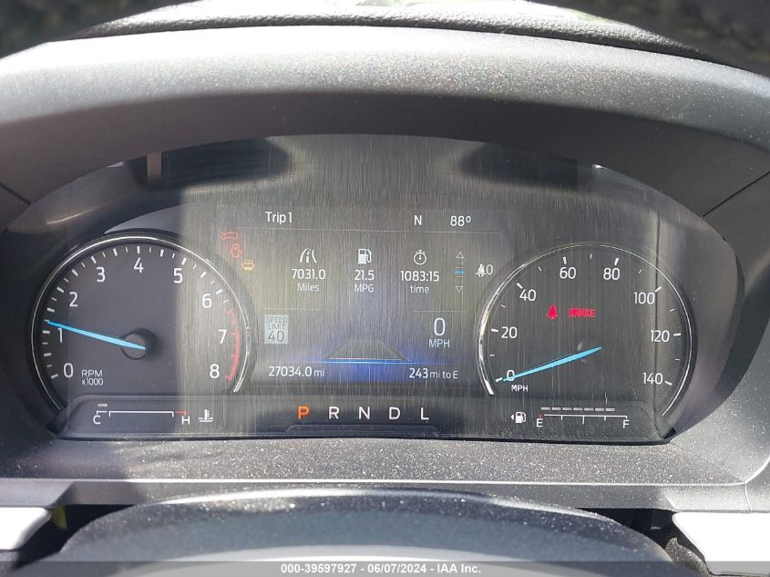 2022 Ford Explorer Xlt VIN: 1FMSK7DH1NGA68572 Lot: 39597927