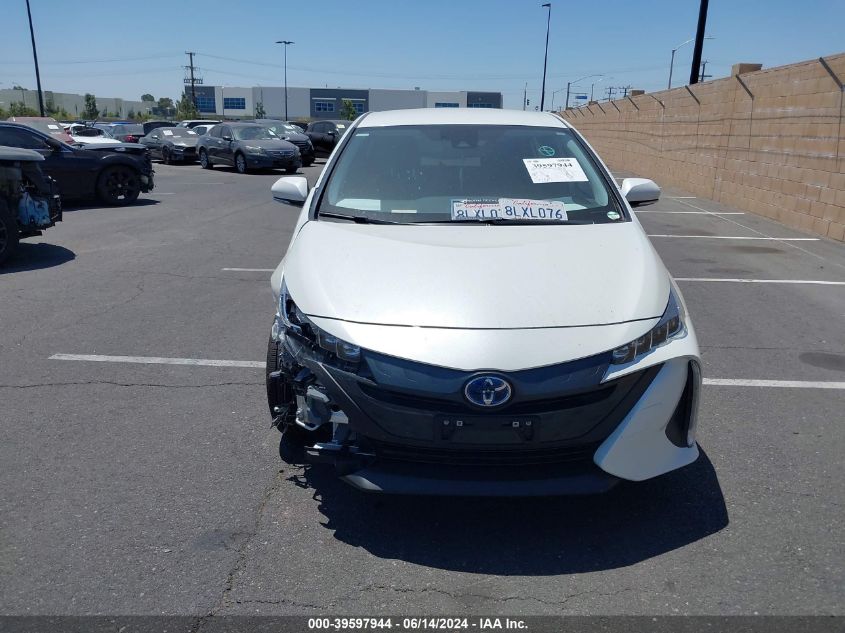 2020 Toyota Prius Prime Le VIN: JTDKARFP4L3123219 Lot: 39597944