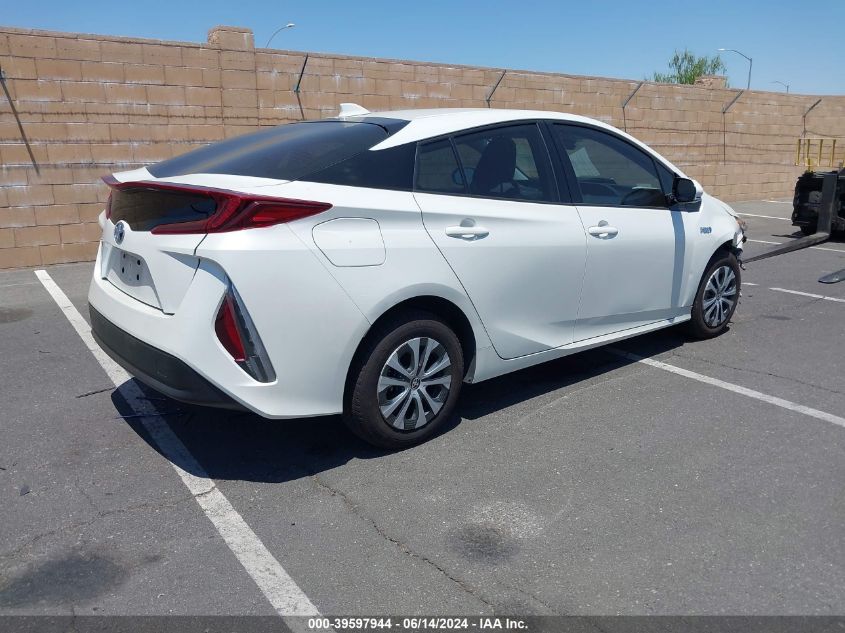 2020 Toyota Prius Prime Le VIN: JTDKARFP4L3123219 Lot: 39597944