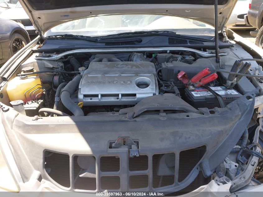 2005 Lexus Es 330 VIN: JTHBA30G255094010 Lot: 39597963