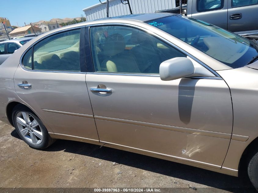 2005 Lexus Es 330 VIN: JTHBA30G255094010 Lot: 39597963