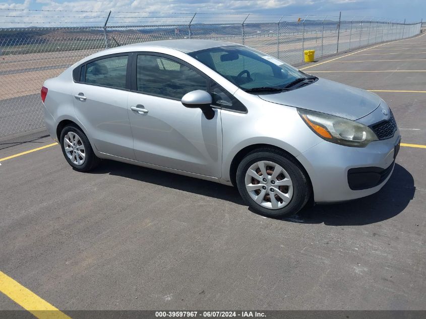 2013 Kia Rio Lx VIN: KNADM4A32D6240379 Lot: 39597967