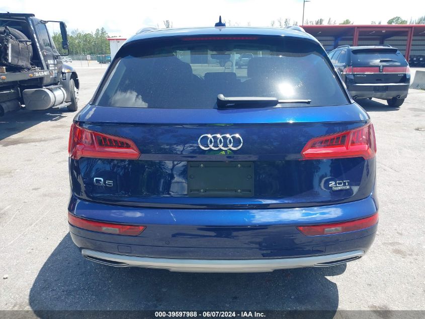 2018 Audi Q5 2.0T Premium/2.0T Tech Premium VIN: WA1BNAFY8J2004892 Lot: 39597988