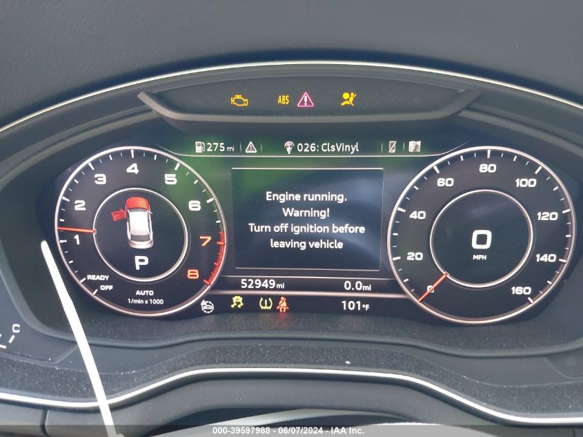 2018 Audi Q5 2.0T Premium/2.0T Tech Premium VIN: WA1BNAFY8J2004892 Lot: 39597988