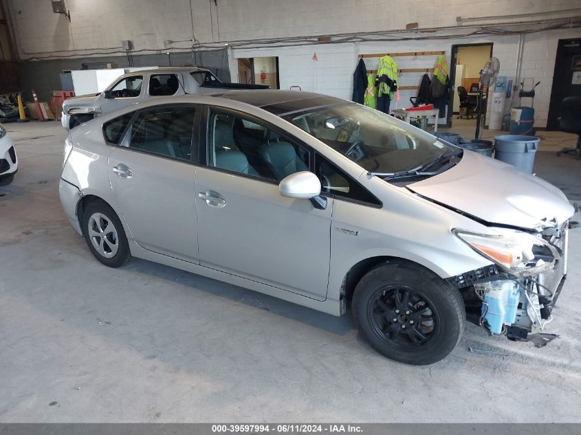 2013 Toyota Prius Four VIN: JTDKN3DU7D5648291 Lot: 39597994