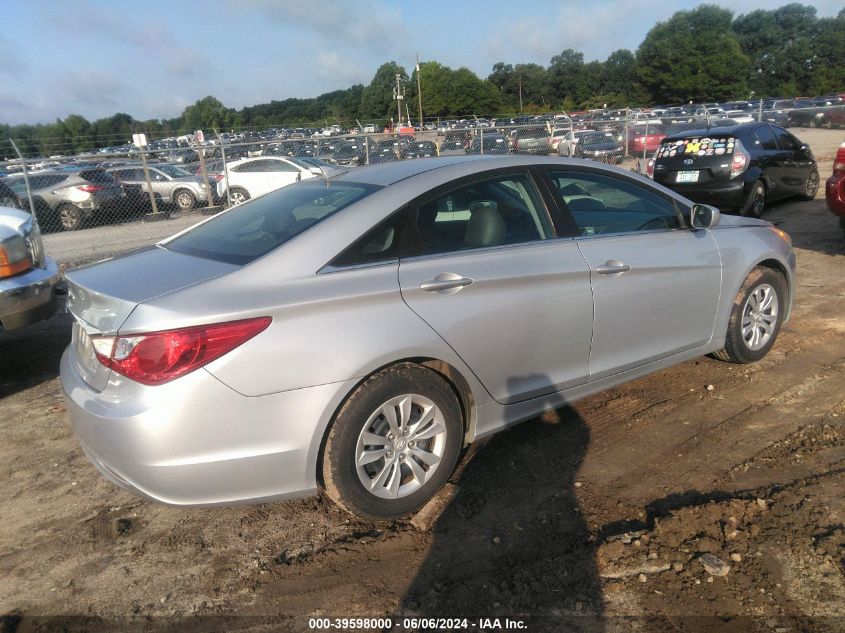 2012 Hyundai Sonata Gls VIN: 5NPEB4AC2CH483322 Lot: 39598000