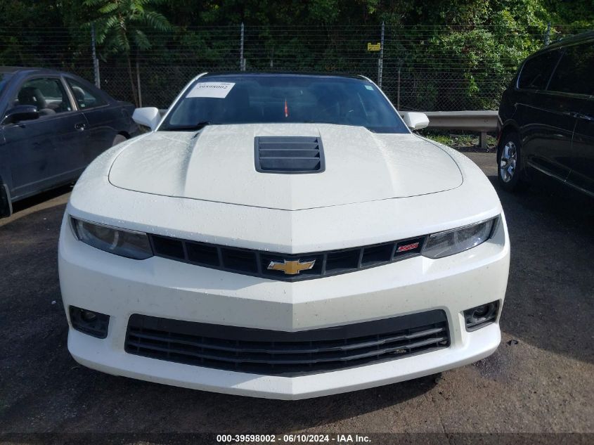 2014 Chevrolet Camaro 1Ss VIN: 2G1FS1EW1E9206408 Lot: 39598002