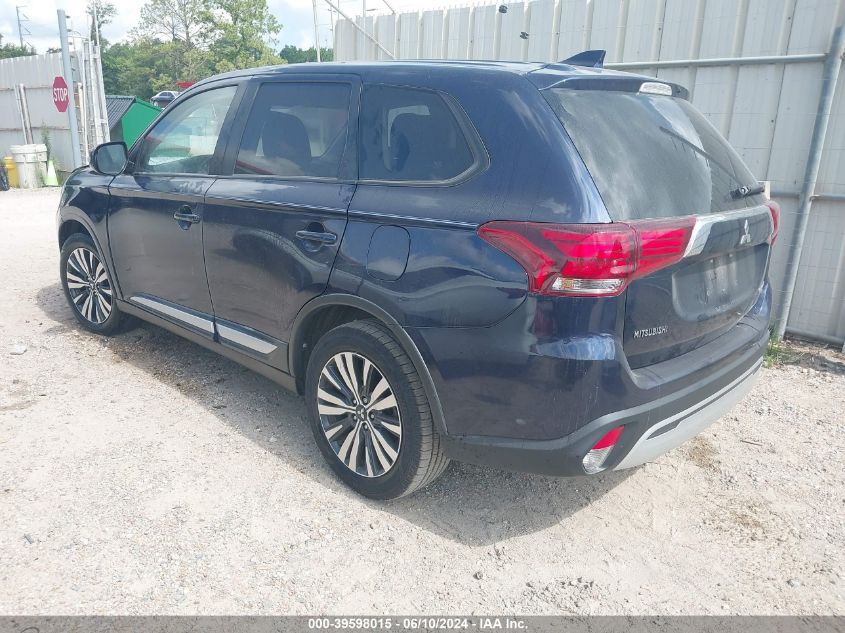 2019 Mitsubishi Outlander Se VIN: JA4AD3A32KZ005843 Lot: 39598015