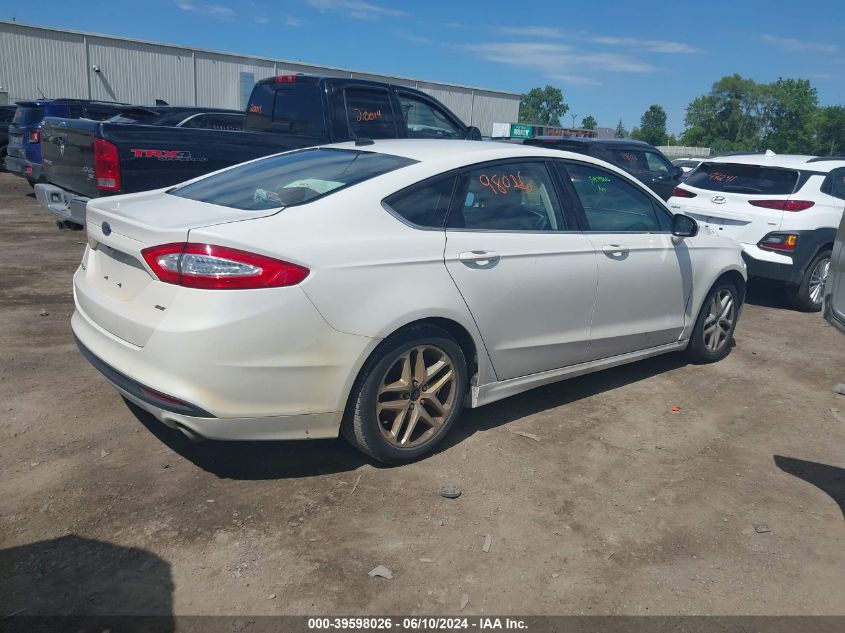 2016 FORD FUSION SE - 1FA6P0H75G5102727